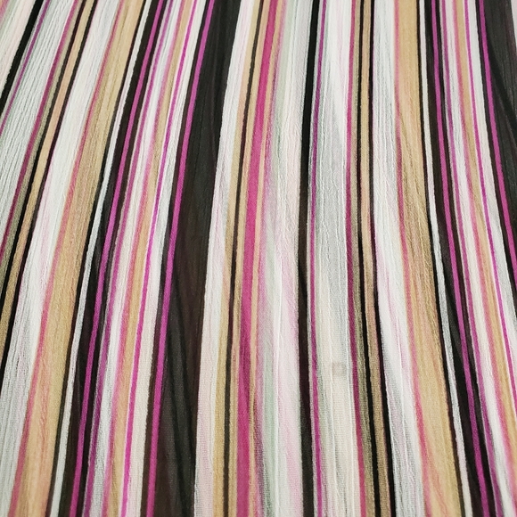 Lime sheer tank w razor back ruffle - Picture 5 of 5